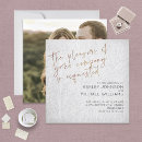 Search for black white gold wedding invitations Typography