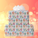 Search for cartoon birthday wrapping paper Red