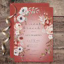 Recherche de anemone bridal shower invitations Élégant