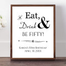 Search for 50th birthday party decor Welcome