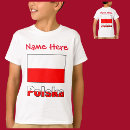 Recherche de polonaise enfant tshirts Drapeau polonais