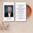 Search for modern funeral cards Prayer