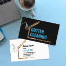 Search for gutter cleaning business cards Construction