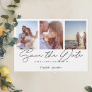 Search for photo collage save the dates Elegant