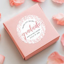 Search for pink glitter graduation stickers Class of 2025