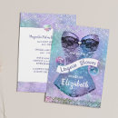 Search for purple lingerie shower invitations Lace