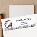 Search for rustic deer return address labels Nature
