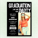 Search for black and white graduation invitations High school college university