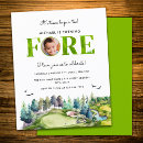Search for golfing birthday invitations Turning fore