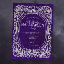 Search for purple halloween invitations Elegant