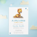 Search for unique cat invitations Kitten