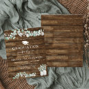 Search for outdoor graduation invitations Rustic
