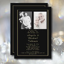 Recherche de gold anniversary invitations Or noir