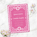 Search for papel picado invitations Mis quince años