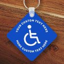 Search for parking print keychains Handicapped disabled parking symbol