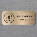 Search for metal with logo name tags Employee