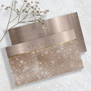 Search for brushed bronze business cards For her