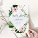 Search for palm leaves bridal shower invitations Luau