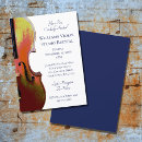 Recherche de considérant violon invitations Bleu