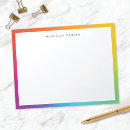 Search for rainbow notepads Colourful