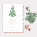 Search for pretty christmas invitations Watercolor