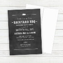 Search for backyard bbq birthday invitations Rustic