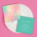 Search for gradient business cards Iridescent