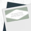 Search for geometric return address labels Trendy