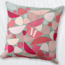 Search for red and cream pillows Abstract