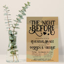 Search for fun rehearsal dinner invitations The night before