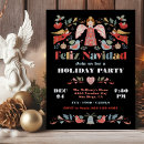 Search for feliz navidad party invitations Colourful
