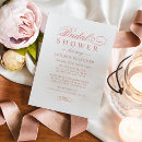 Search for classic bridal shower invitations Elegant