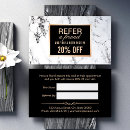 Search for hair stylist referral cards Modern