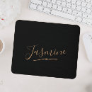 Recherche de script tapis souris Calligraphie de script élégante