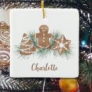 Search for green man ornaments Christmas cookies