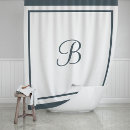 Search for luxury shower curtains Monogrammed