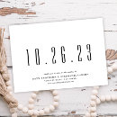 Search for non photo wedding save the dates Minimalist