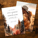 Search for mountain landscape save the dates Watercolor