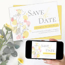Search for grey coral save the dates Yellow