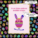Search for funny egg easter cards Pink