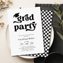 Recherche de black and white graduation invitations Collège
