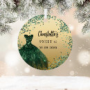 Search for emerald green ornaments Keepsake