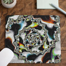 Recherche de spirale fractale tapis souris Psychédélique