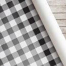 Search for black and white buffalo check wrapping paper Farmhouse