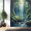 Search for waterfall shower curtains Green