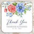 Search for blue and red wedding stickers Modern