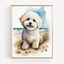 Search for bichon frise art Dog mom