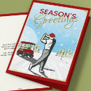 Search for golf holiday cards Golfer