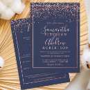 Recherche de bleu marine mariage invitations Typographie