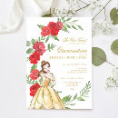 Search for belle birthday invitations Fairy tale